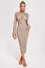 Derza Cutout Sequin Midi Dress, M sold by Bella Barnett