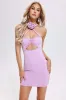 Zenobia Flower Cutout Mini Dress, L sold by Bella Barnett