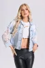 Judith Lace Patchwork Denim Jacket, L sold by Bella Barnett