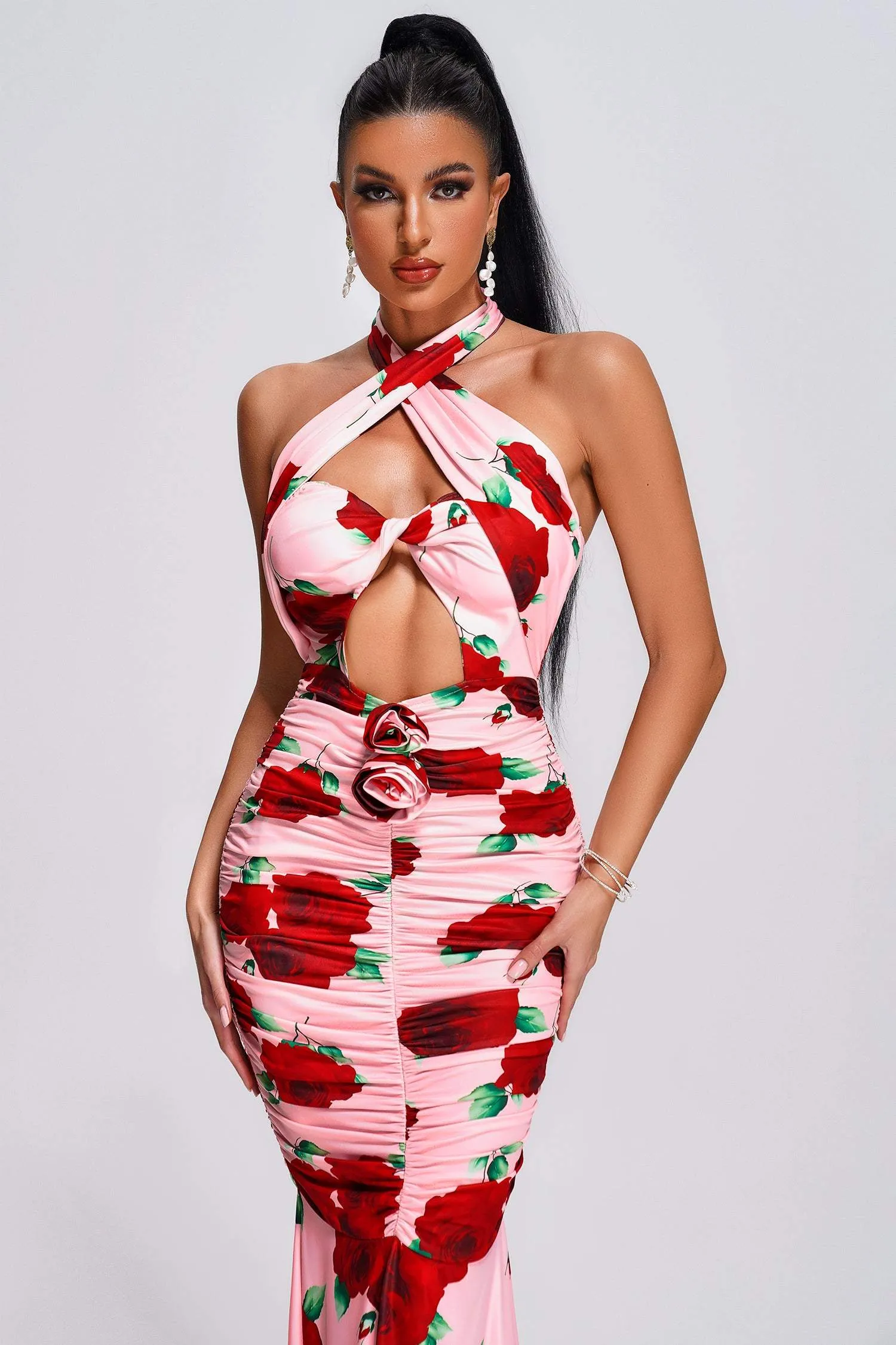 Julia Halter Floral Maxi Dress, L sold by Bella Barnett product image thumbnail 2