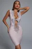 Vlada Embellished Mini Cocktail Dress - Lilac, M sold by Bella Barnett