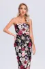 Sindi Floral Embroider Tube Midi Dress, M sold by Bella Barnett