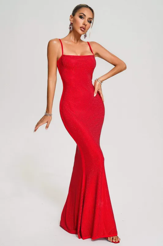 Talse Crystal Maxi Dress, S sold by Bella Barnett
