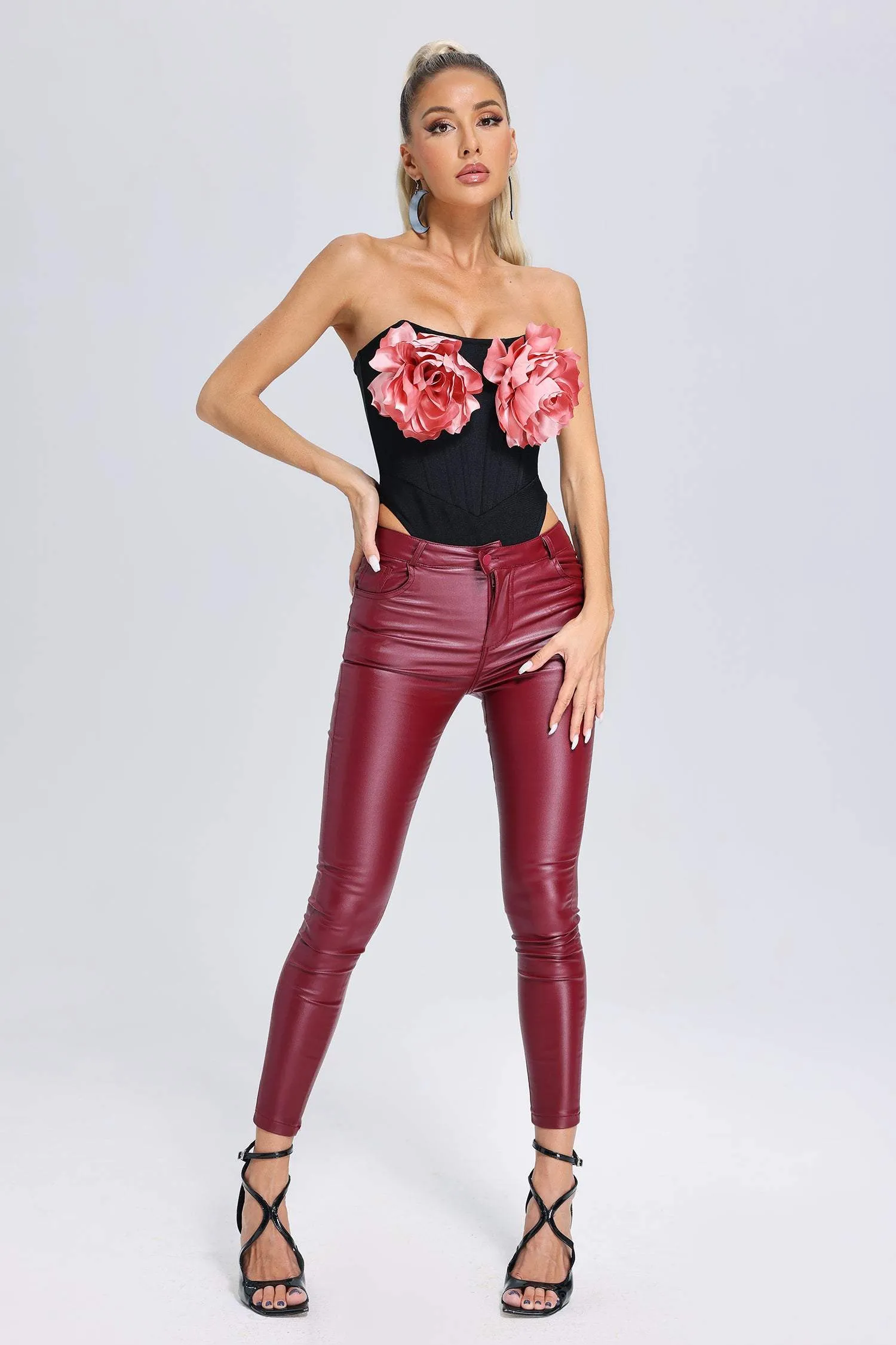 Kiyami Flowers Bandage Bodysuit, M sold by Bella Barnett product image thumbnail 2