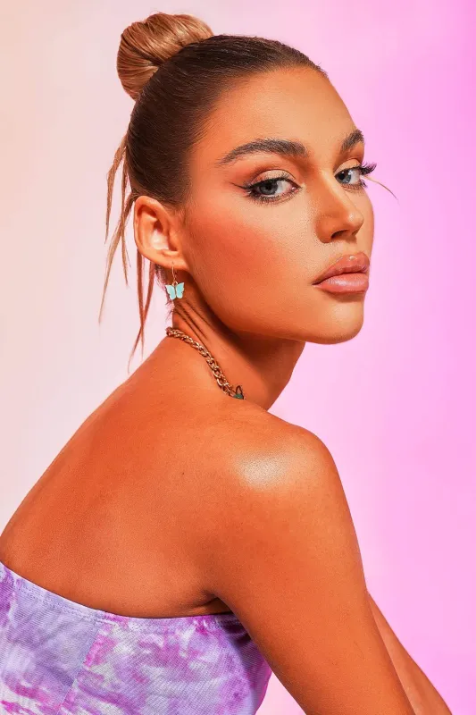 Grey Butterfly Earrings sold by Bella Barnett