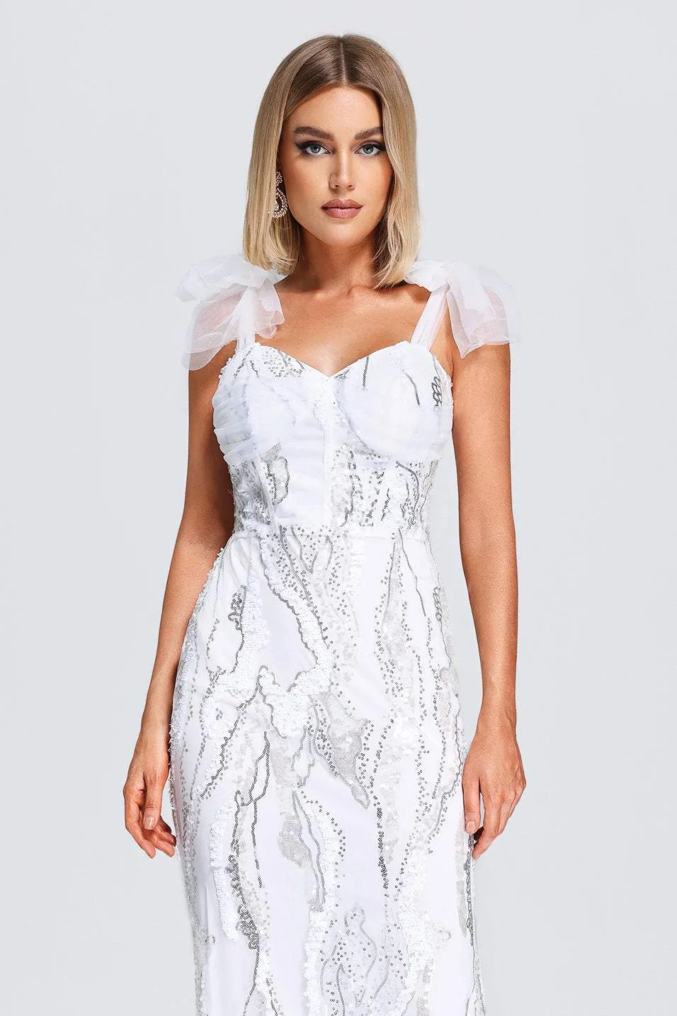 Virginia Mesh Sequin Maxi Dress, M sold by Bella Barnett product image thumbnail 2