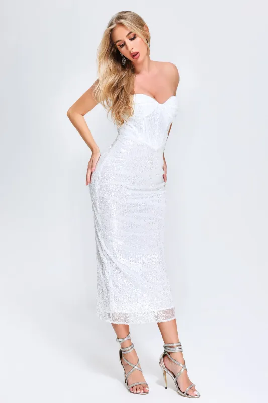 Xavia Sequin Tube Dress, L sold by Bella Barnett