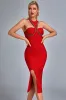 Adut Halter Cutout Midi Bandage Dress, L sold by Bella Barnett