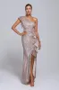 Beach One Shoulder Sequin Maxi Dress, M sold by Bella Barnett