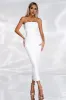 Samiya - Vestito Midi Bandage senza spalline, L sold by Bella Barnett
