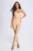 Aleah Bandage Jumpsuit - Beige, L sold by Bella Barnett