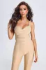 Aleah Bandage Jumpsuit - Beige, L sold by Bella Barnett