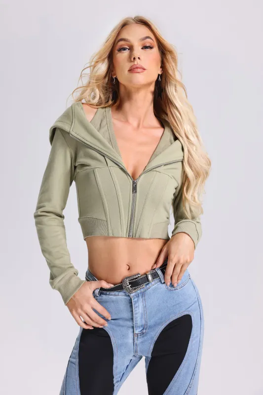 Mayali Fack-Two Hooded Jacket, L sold by Bella Barnett