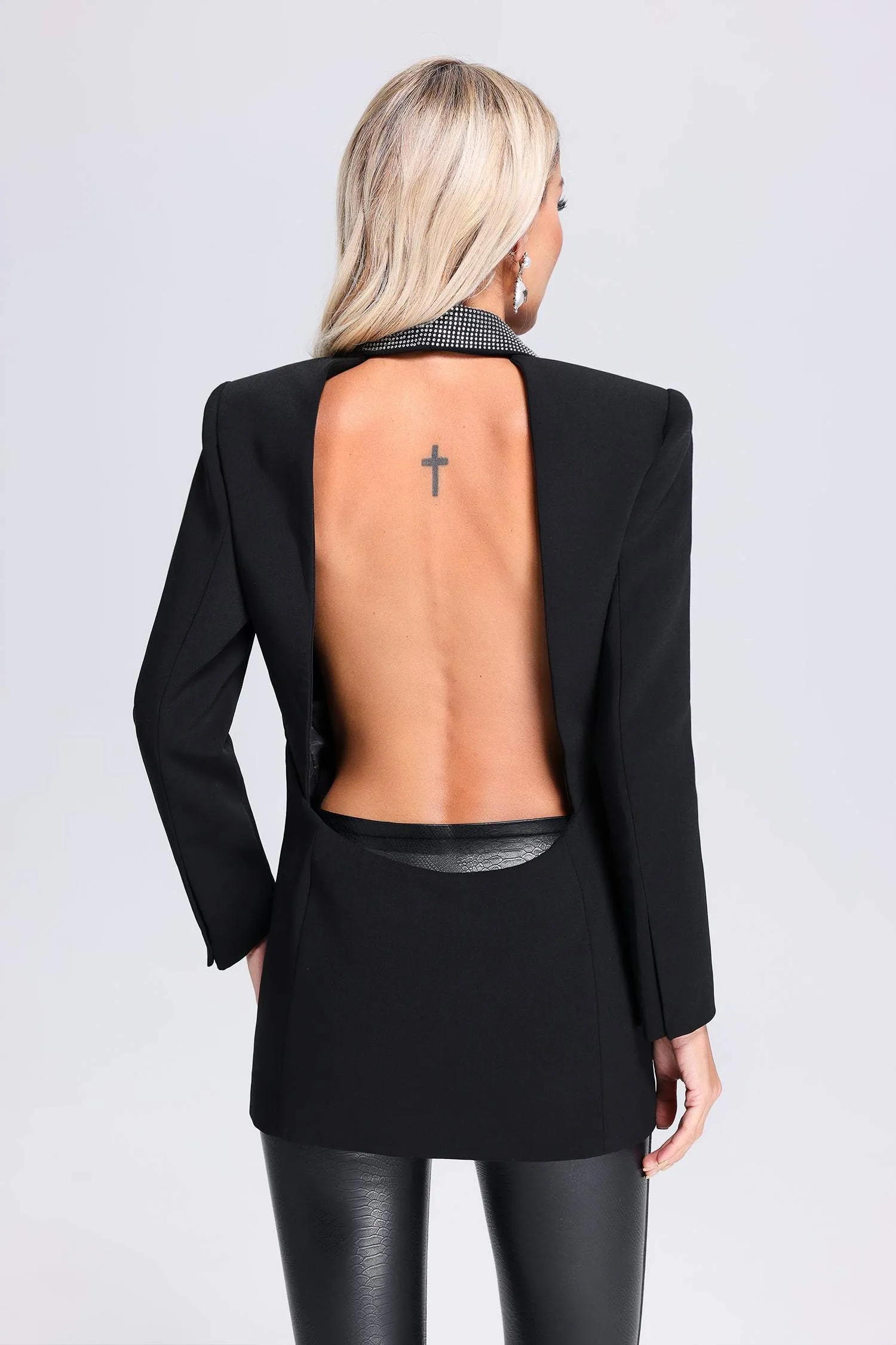 Ente Backless V-Neck Blazer, M sold by Bella Barnett product image thumbnail 2