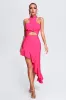 Sarna Halter Midi Bandage Dress, L sold by Bella Barnett
