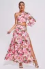 Marris Floral One Shoulder Maxi Dress, L sold by Bella Barnett
