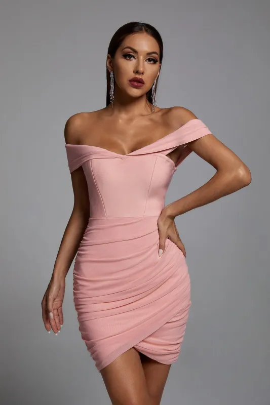 Echo Blush Bandage Dress, XS sold by Bella Barnett
