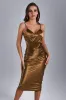 Matilda Backless Satin Dress, L sold by Bella Barnett
