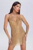 Patey Halter Metalic Dress, M sold by Bella Barnett