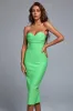 Salimi Midi Bandage Dress - Green, L sold by Bella Barnett