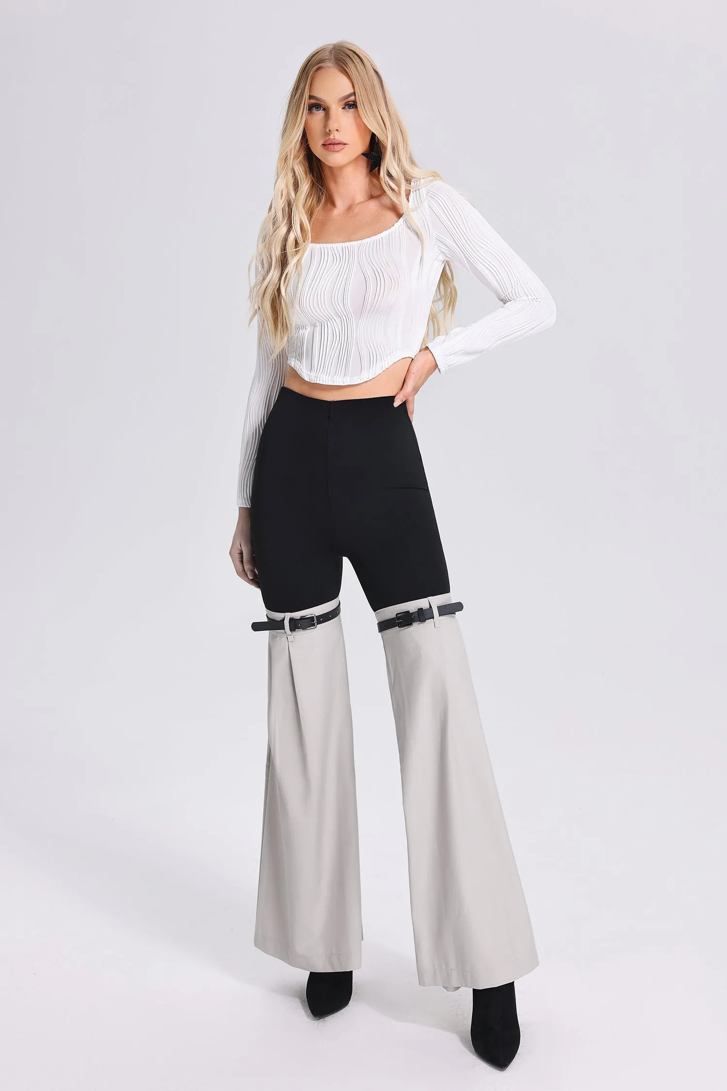 Johanne Wave Stripe Top, S sold by Bella Barnett product image thumbnail 2