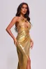 Lilian Halter Maxi Dress, L sold by Bella Barnett