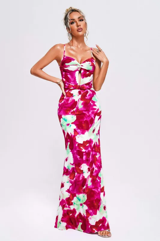 Waner Printed Maxi Dress, M sold by Bella Barnett