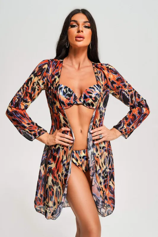 Ophelia Bikini Three Piece Set, L sold by Bella Barnett