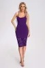 Xiclaly Cutout Halter Midi Dress - Purple, S sold by Bella Barnett