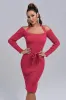 Tayshia Halter Midi Knit Dress sold by Bella Barnett