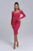Tayshia Halter Midi Knit Dress sold by Bella Barnett