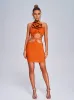 Lzada Halter Mini Bandage Dress, M sold by Bella Barnett