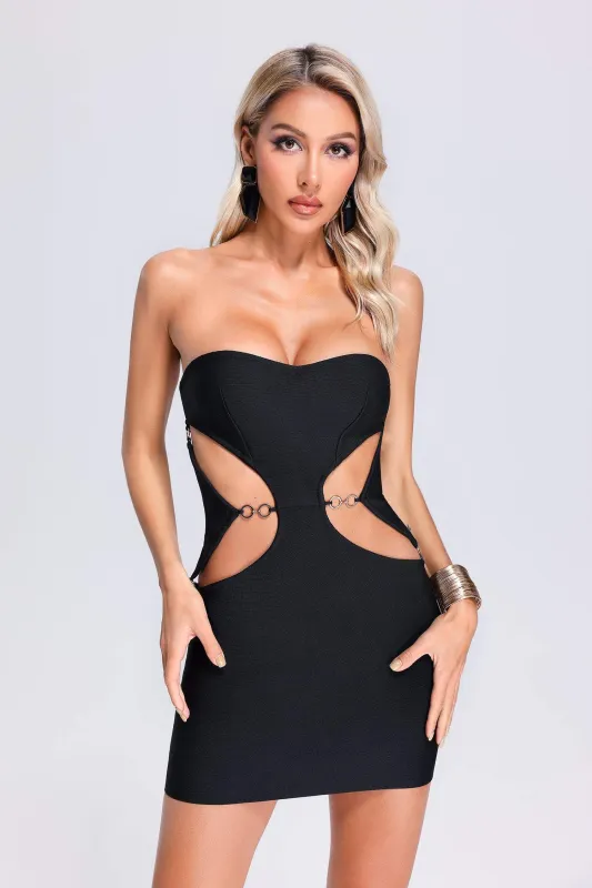Vabana Cutout Tube Bandage Mini Dress, S sold by Bella Barnett
