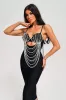 Quill Pearl Midi Bandage Dress, S sold by Bella Barnett