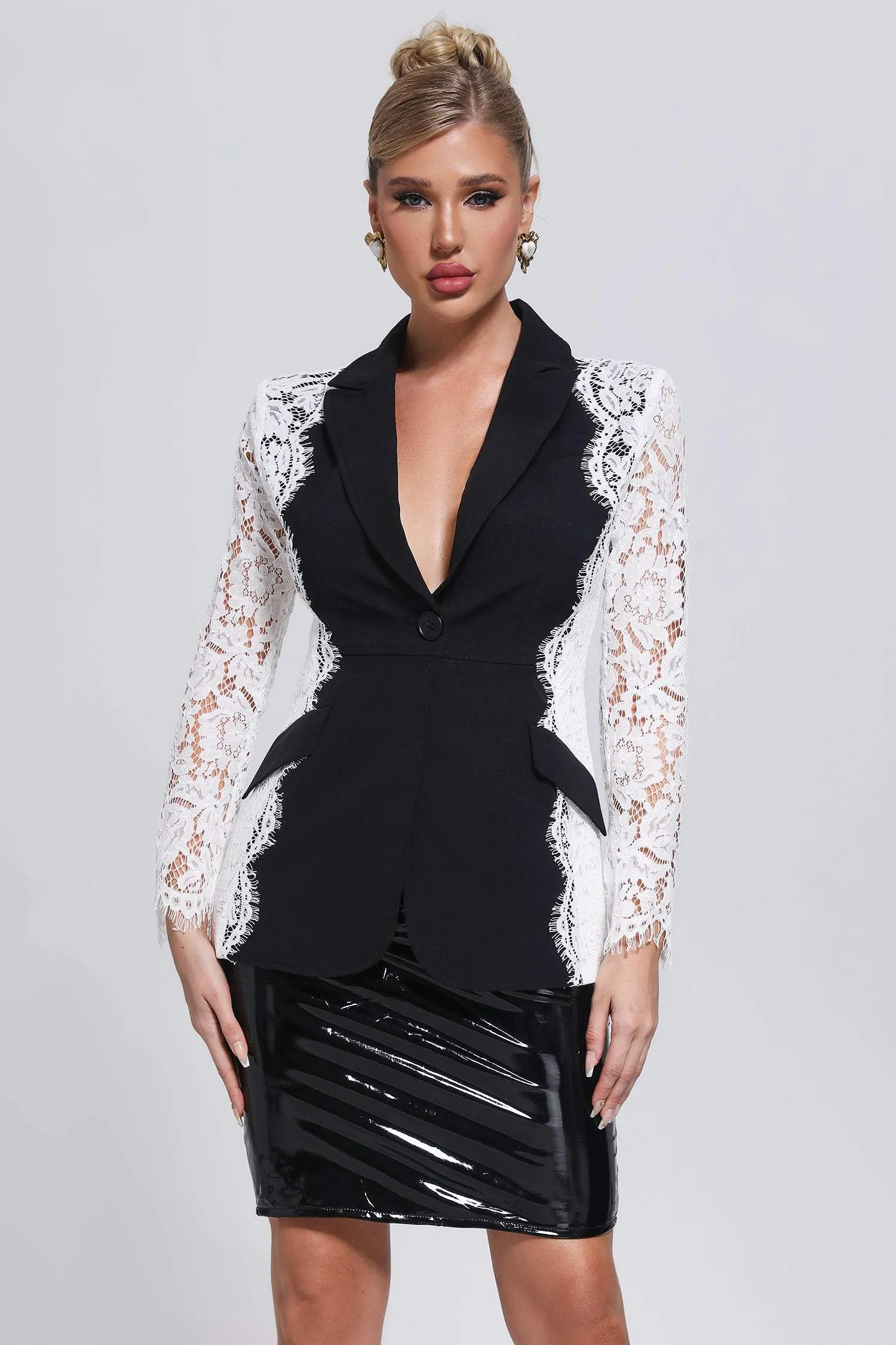 Kidia Lace Blazer, M sold by Bella Barnett