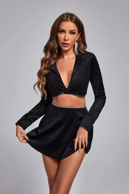 Minma Satin Set - Black, L sold by Bella Barnett