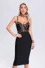 Sakae Halter Bandage Midi Dress, S sold by Bella Barnett