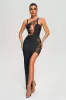 Gricely Mesh Maxi Bandage Dress, XS sold by Bella Barnett