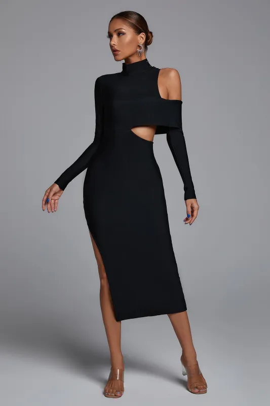 Zalca Cutout Maxi Bandage Dress, L sold by Bella Barnett