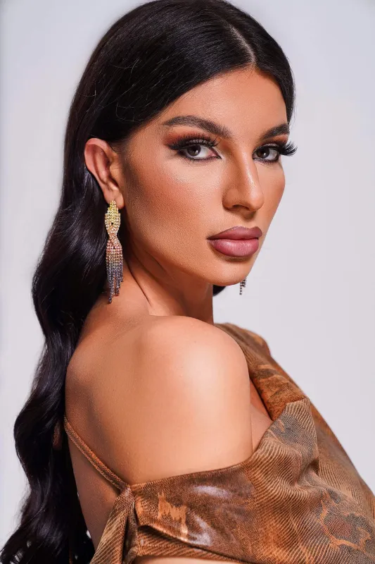 Rereny Rhinestone Earrings sold by Bella Barnett