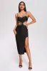 Ikira Cutout  Midi Bandage Dress, S sold by Bella Barnett