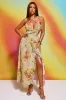 Dinah Halter Printed Midi Dress, S sold by Bella Barnett
