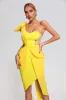 Spak One Shoulder Midi Dress, L sold by Bella Barnett