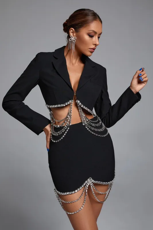 Katherine Crystal Set, XS / Skirt sold by Bella Barnett