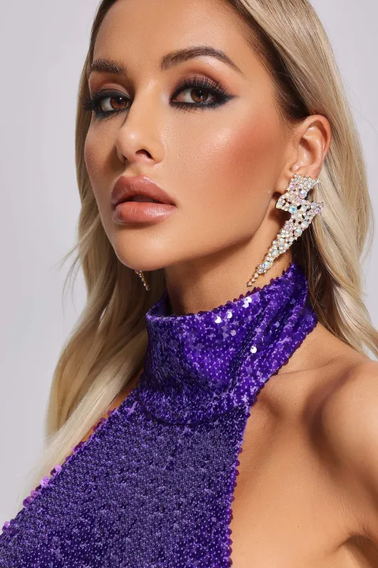 Miria Diamante Lightning Earrings sold by Bella Barnett