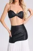 Vara Eco-Leather Mini Top, L sold by Bella Barnett