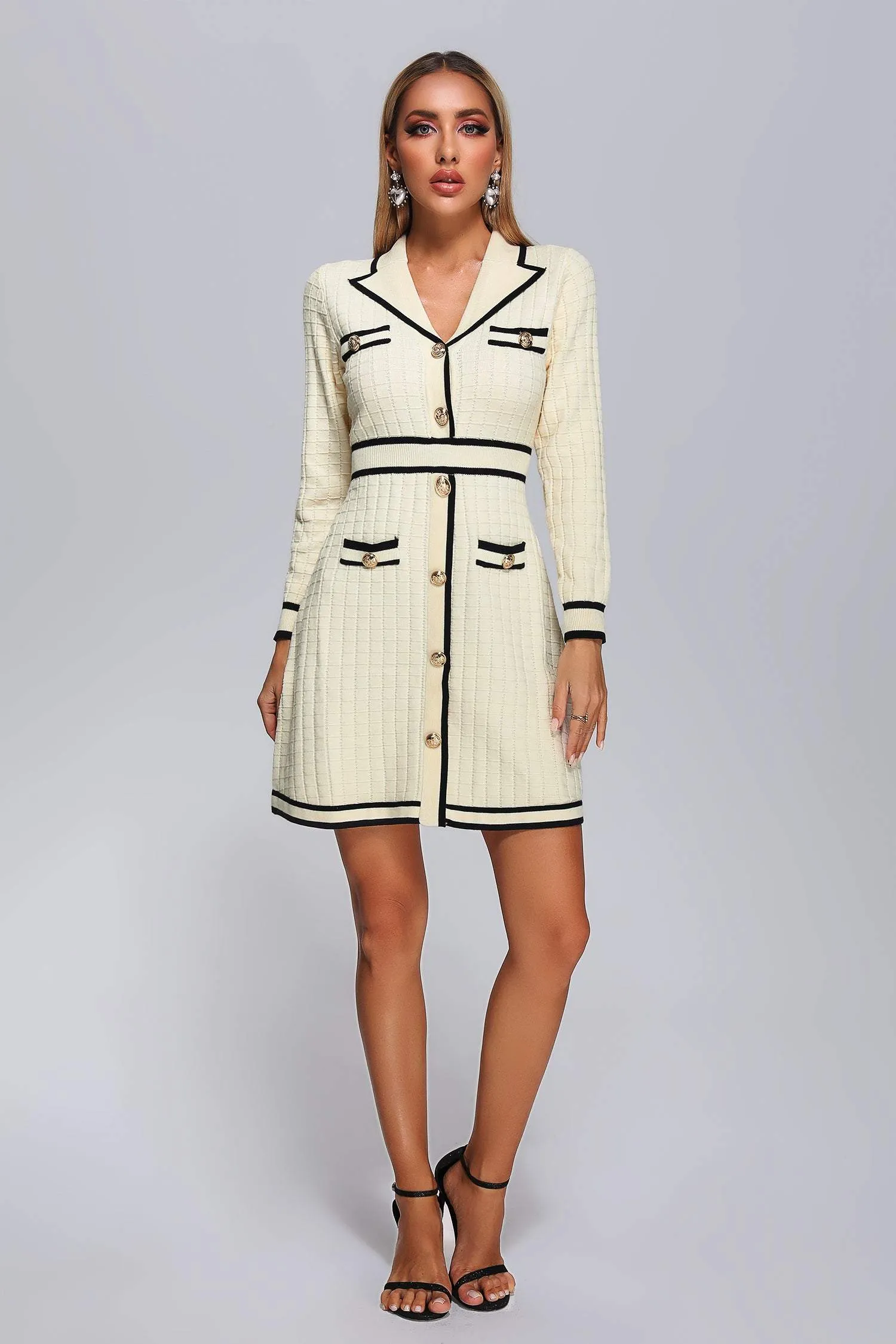 Salina Mini Knit Dress, S sold by Bella Barnett product image thumbnail 2