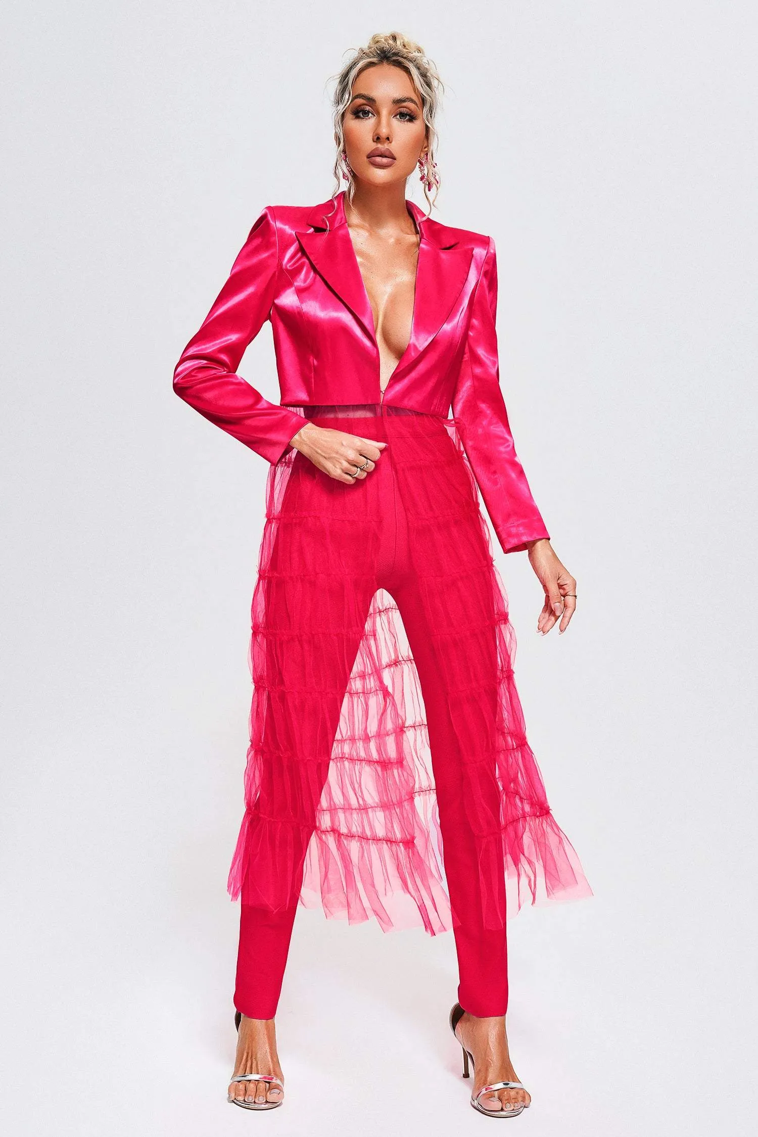 Elin Mesh Blazer, S sold by Bella Barnett