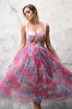 Pink Floral Mesh Midi Dress, S sold by Bella Barnett