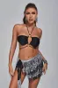 Anwen Sequin Tassel Skirt sold by Bella Barnett